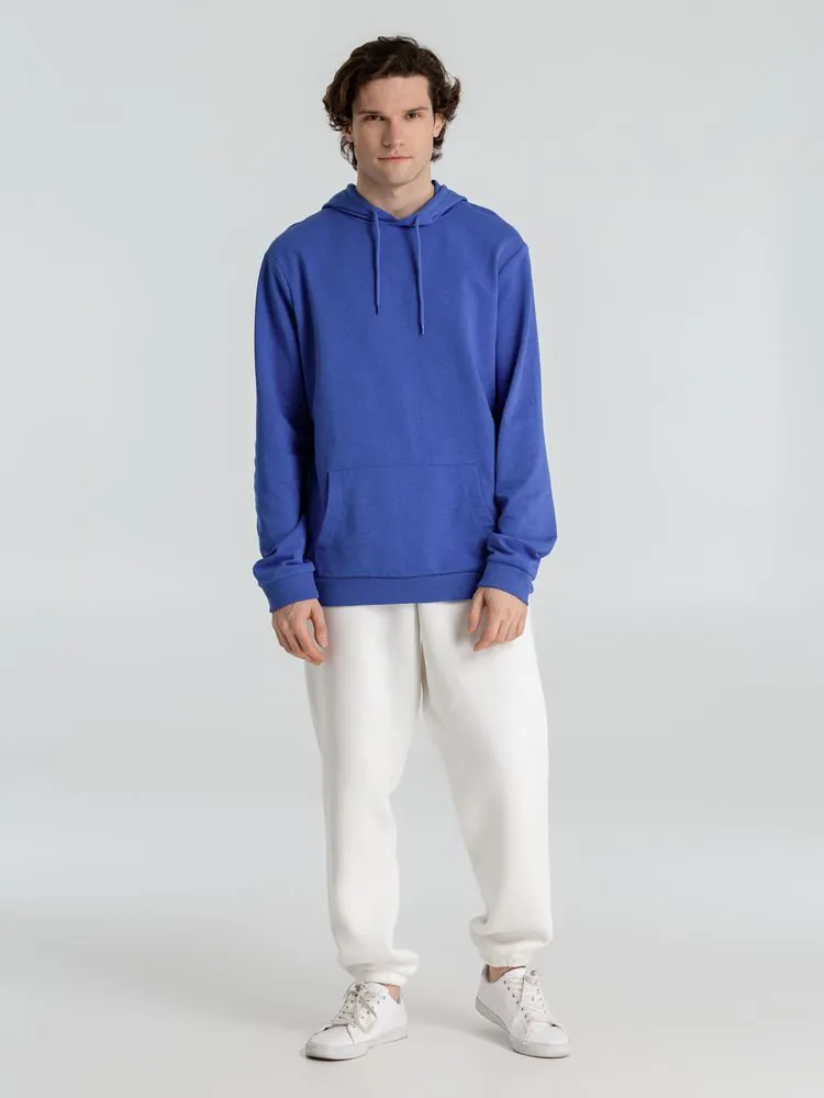 Толстовка с капюшоном унисекс Hoodie, ярко-синий меланж арт.WU03W612