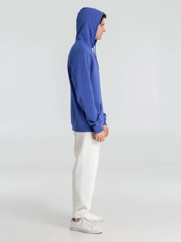 Толстовка с капюшоном унисекс Hoodie, ярко-синий меланж арт.WU03W612