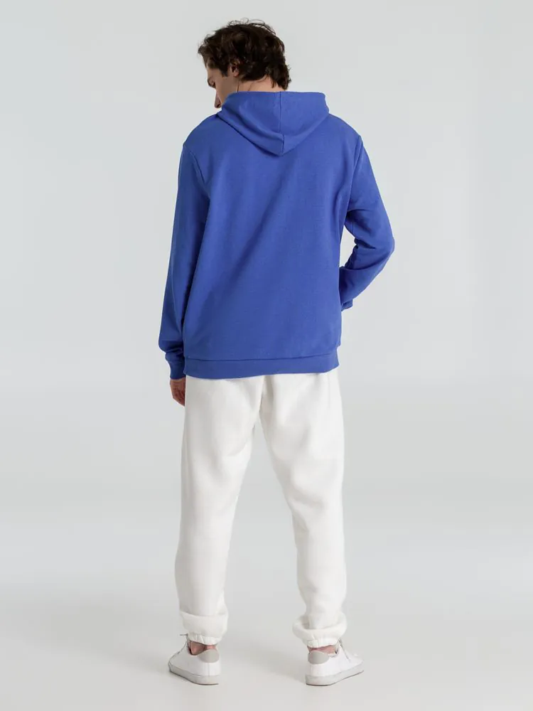 Толстовка с капюшоном унисекс Hoodie, ярко-синий меланж арт.WU03W612