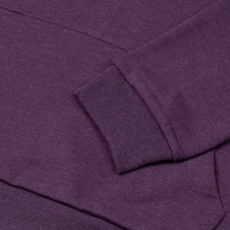 Толстовка с капюшоном унисекс Hoodie, фиолетовый меланж арт.WU03W616
