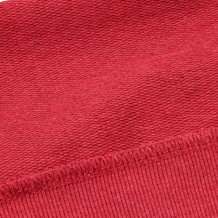 Толстовка с капюшоном унисекс Hoodie, красный меланж арт.WU03W617