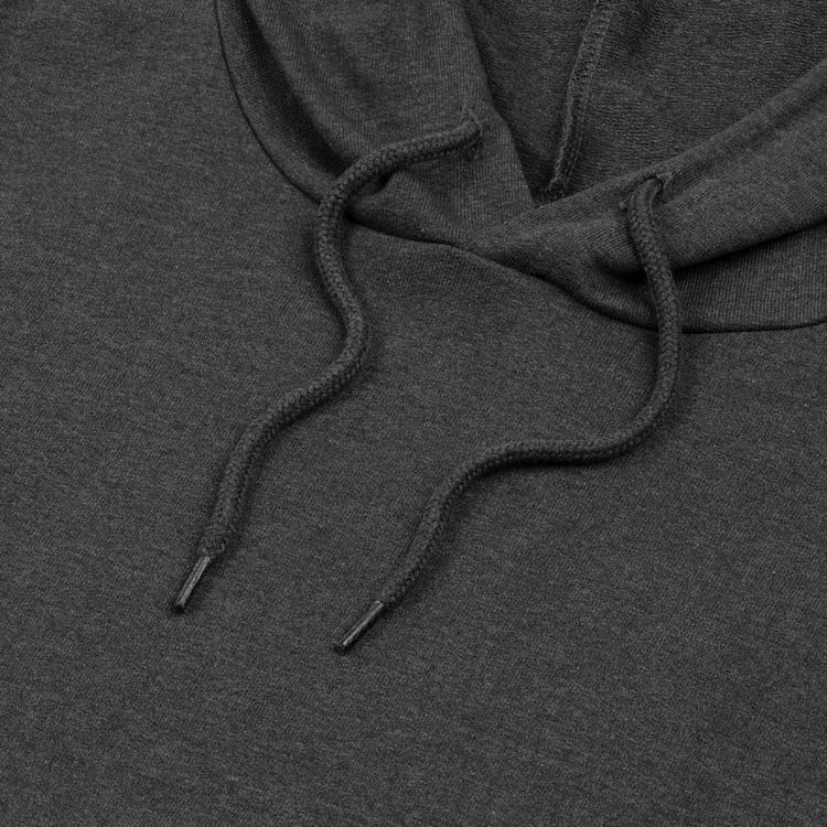 Толстовка с капюшоном унисекс Hoodie, серый меланж (антрацит) арт.WU03W625