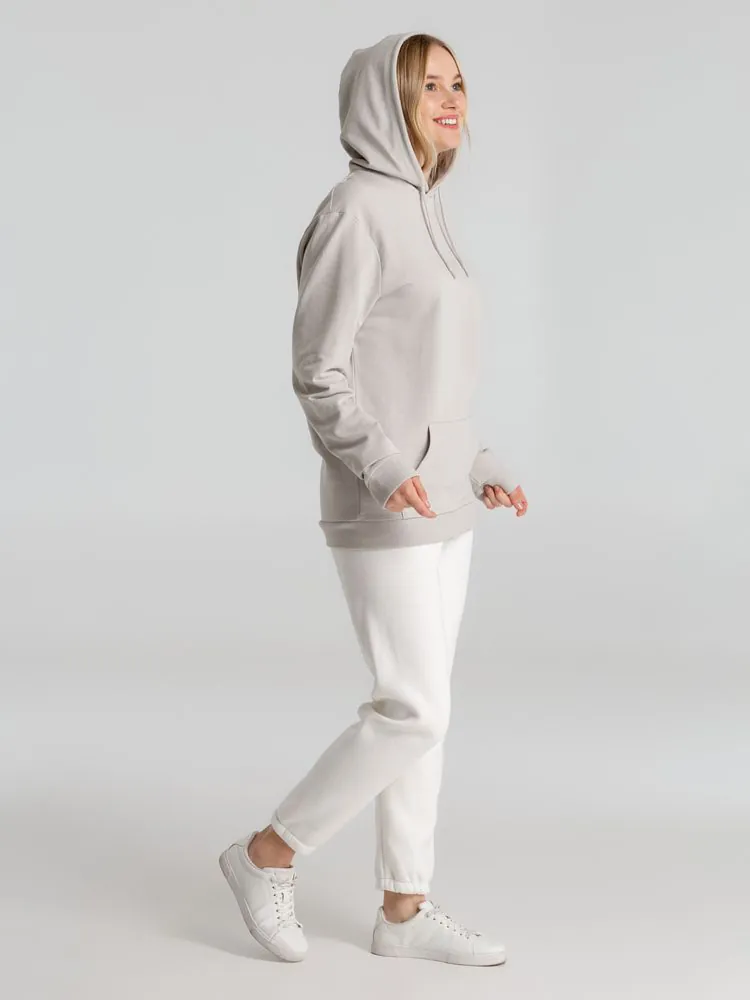 Толстовка с капюшоном унисекс Hoodie, дымчато-серая арт.WU03W672