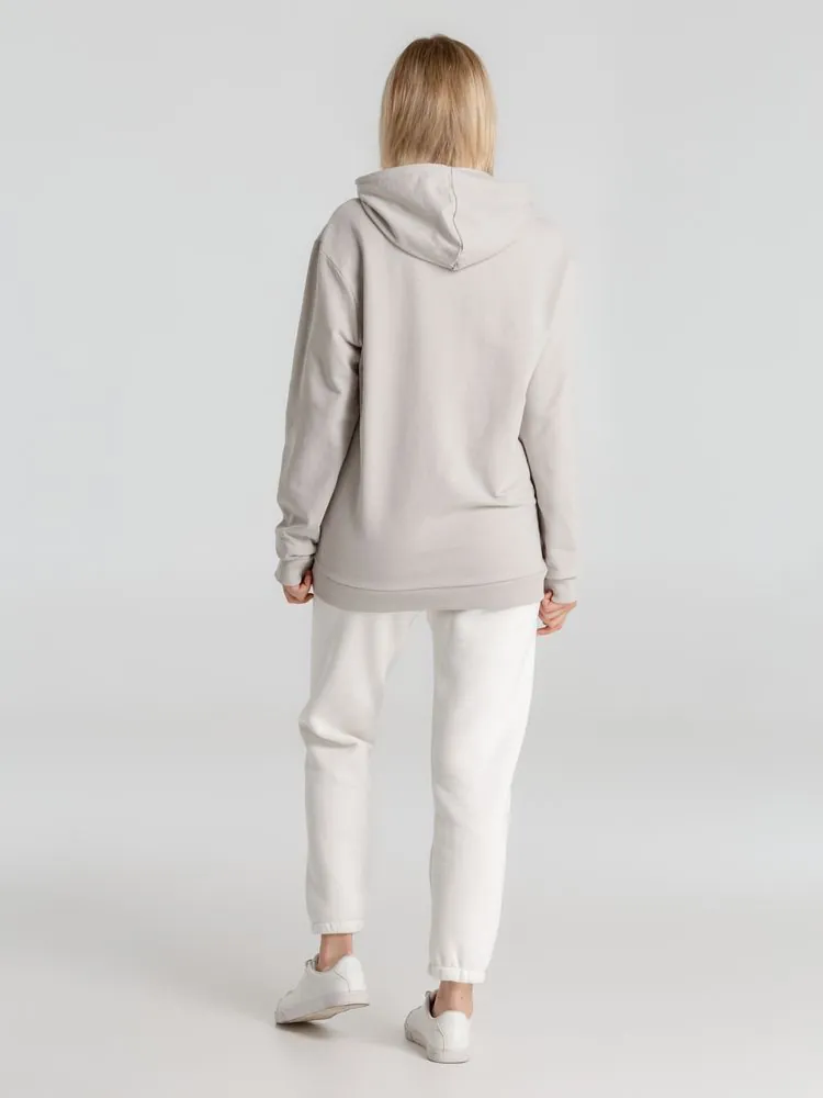 Толстовка с капюшоном унисекс Hoodie, дымчато-серая арт.WU03W672