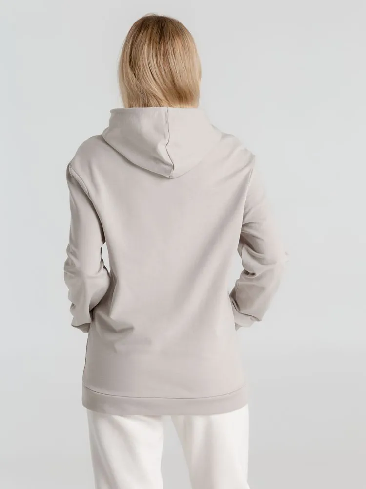 Толстовка с капюшоном унисекс Hoodie, дымчато-серая арт.WU03W672