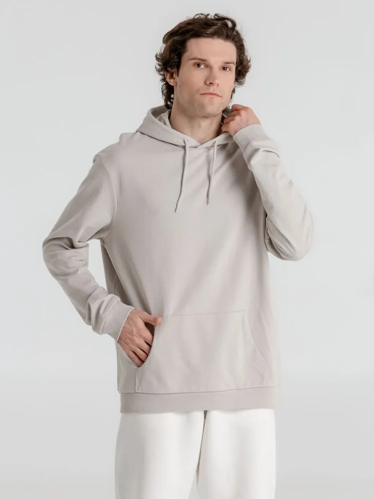 Толстовка с капюшоном унисекс Hoodie, дымчато-серая арт.WU03W672