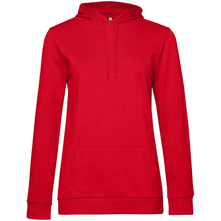 Толстовка с капюшоном женская Hoodie, красная арт.WW04W004