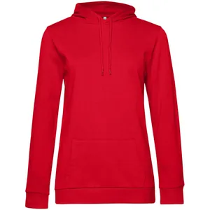 Толстовка с капюшоном женская Hoodie, красная арт.WW04W004