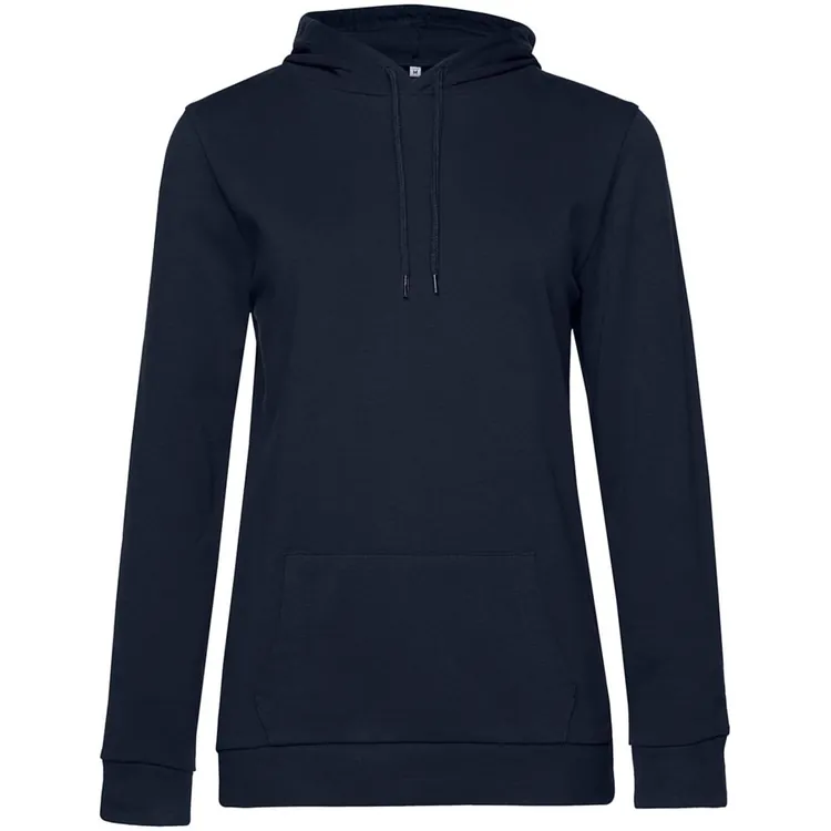 Толстовка с капюшоном женская Hoodie, темно-синяя арт.WW04W006