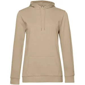 Толстовка с капюшоном женская Hoodie, бежевая арт.WW04W123