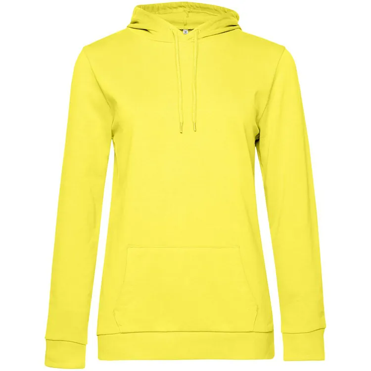 Толстовка с капюшоном женская Hoodie, желтая арт.WW04W201