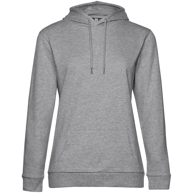 Толстовка с капюшоном женская Hoodie, серый меланж арт.WW04W610