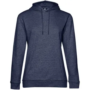 Толстовка с капюшоном женская Hoodie, синий меланж арт.WW04W611