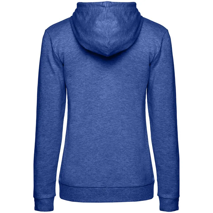 Толстовка с капюшоном женская Hoodie, ярко-синий меланж арт.WW04W612