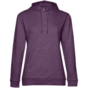 Толстовка с капюшоном женская Hoodie, фиолетовый меланж арт.WW04W616