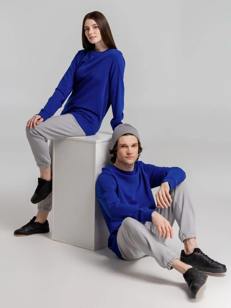 Свитшот унисекс BNC Inspire (Organic), ярко-синий арт.WU31B453
