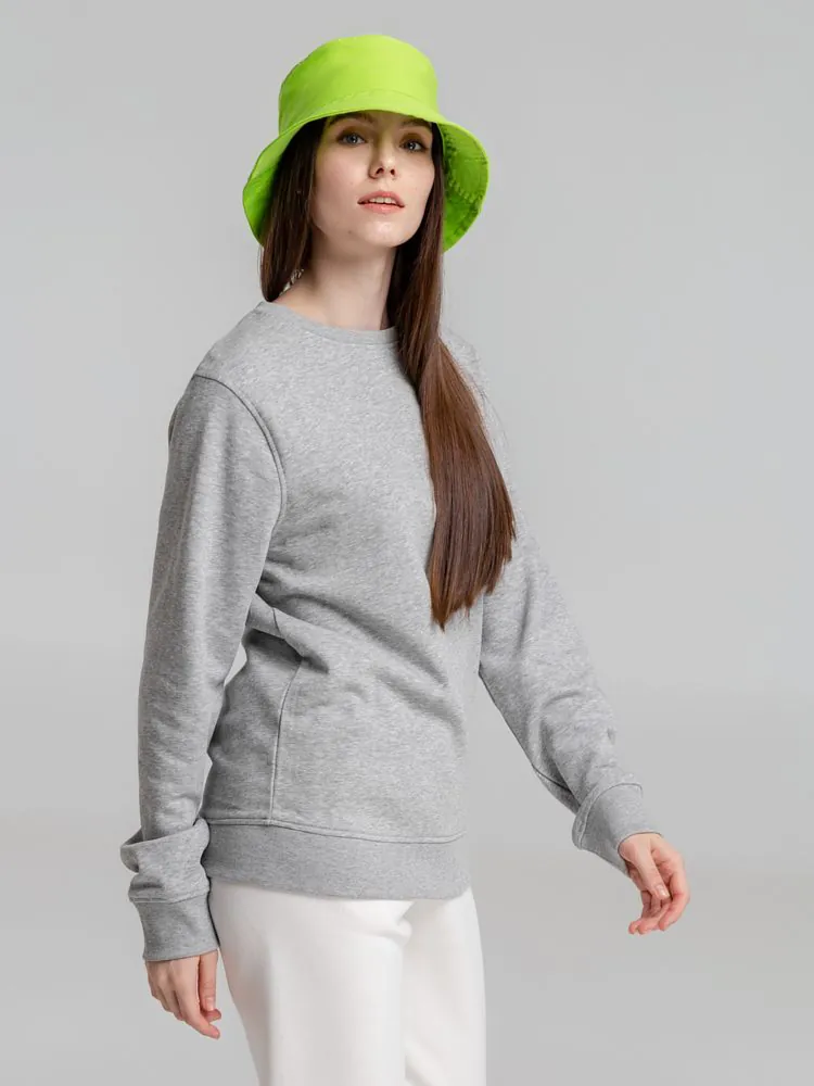 Свитшот унисекс BNC Inspire (Organic), серый меланж арт.WU31B610