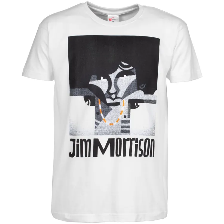 Футболка &laquo;Меламед. Jim Morrison&raquo;, белая арт.70906.60