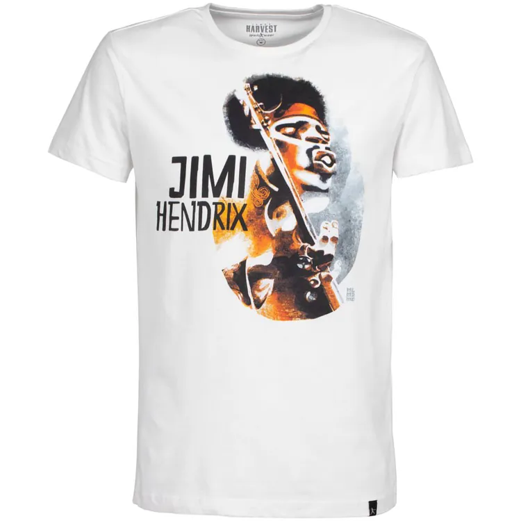 Футболка &laquo;Меламед. Jimi Hendrix&raquo;, белая арт.70907.60