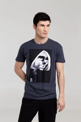 Футболка &laquo;Меламед. Kurt Cobain&raquo;, темно-серая арт.70911.18