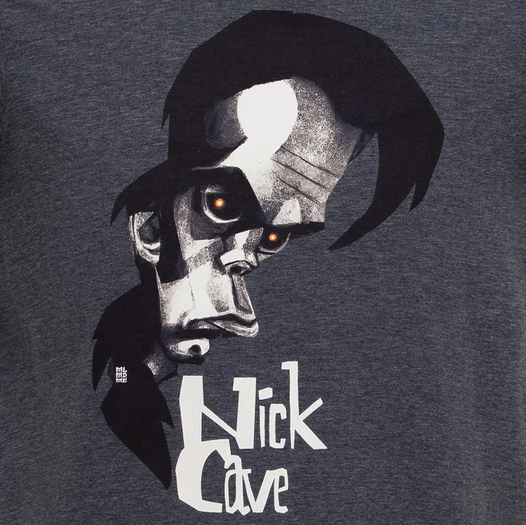 Футболка &laquo;Меламед. Nick Cave&raquo;, темно-синий меланж арт.70914.40