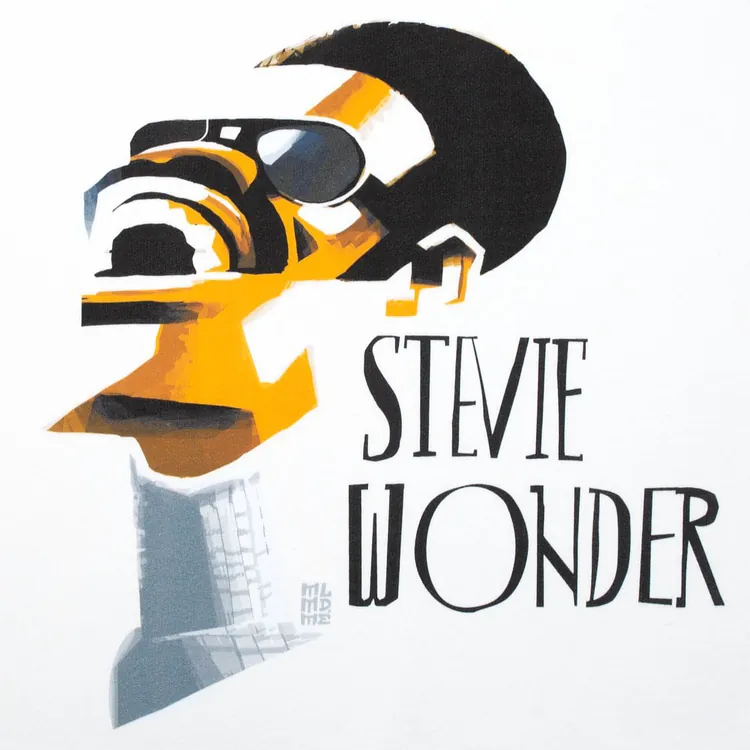 Толстовка &laquo;Меламед. Stevie Wonder&raquo;, белая арт.70918.60