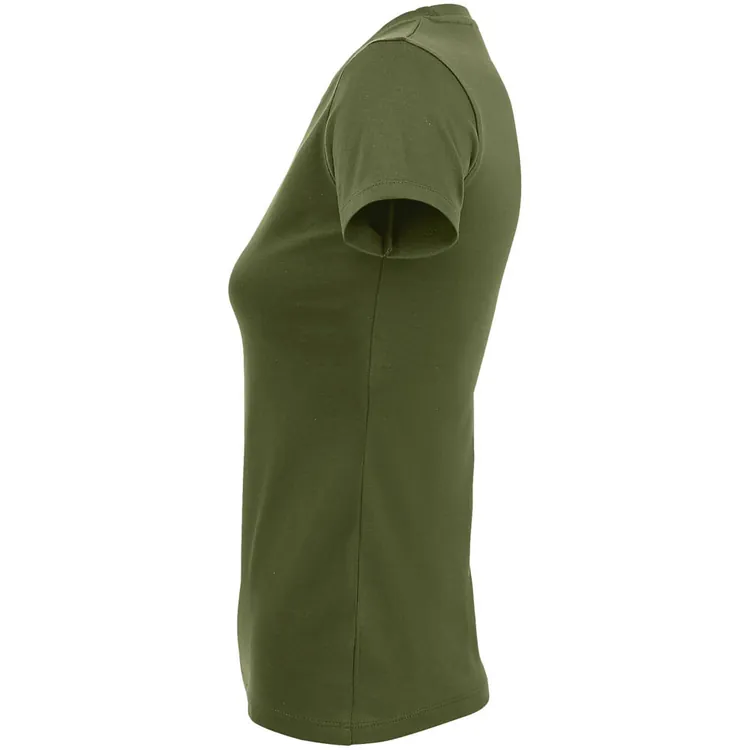 Футболка женская Imperial Women 190, зеленый хаки арт.11502289