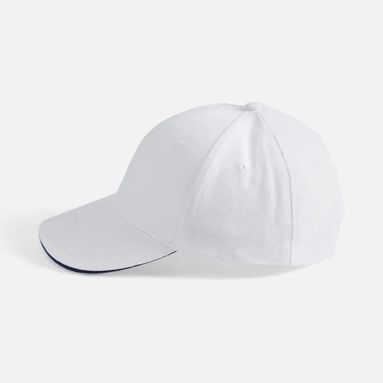 Бейсболка Buffalo, белая с темно-синим арт.6404.64