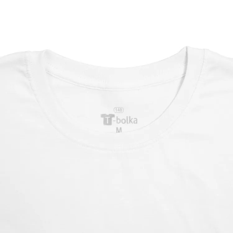 Футболка унисекс T-bolka 140, белая арт.5190.60