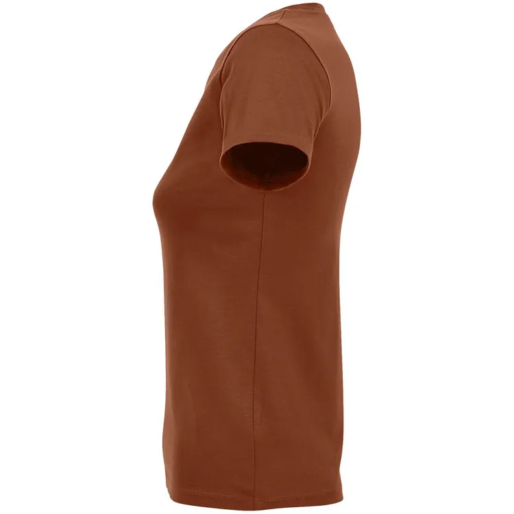 Футболка женская Regent Fit Women, коричневая (терракотовая) арт.02758407