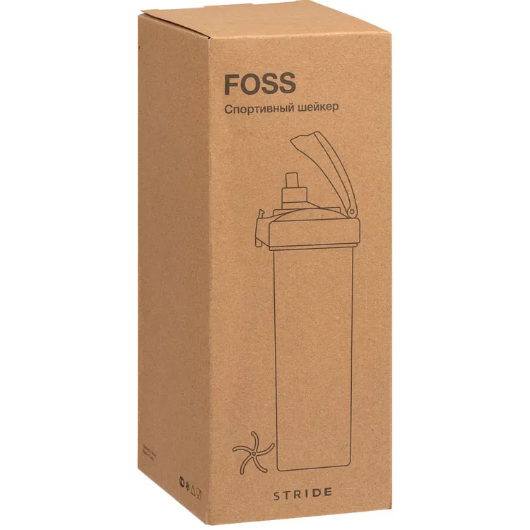 Спортивный шейкер Foss, черный арт.11709.30