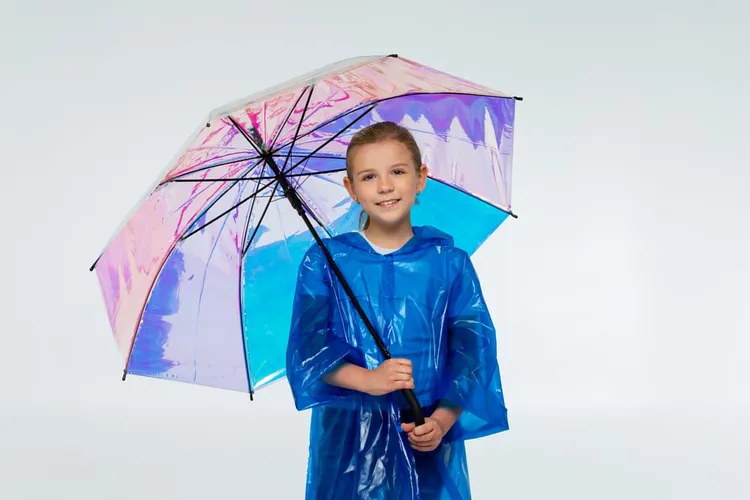 Дождевик-плащ детский BrightWay Kids, синий арт.11877.40