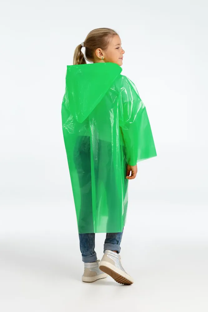 Дождевик-плащ детский BrightWay Kids, зеленый арт.11877.90