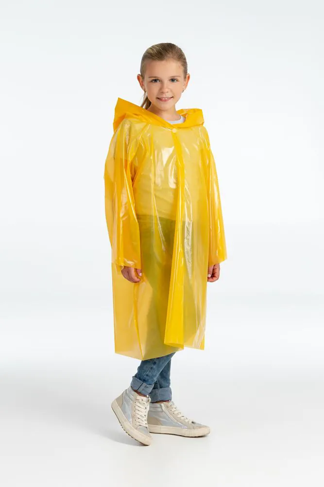 Дождевик-плащ детский BrightWay Kids, желтый арт.11877.80