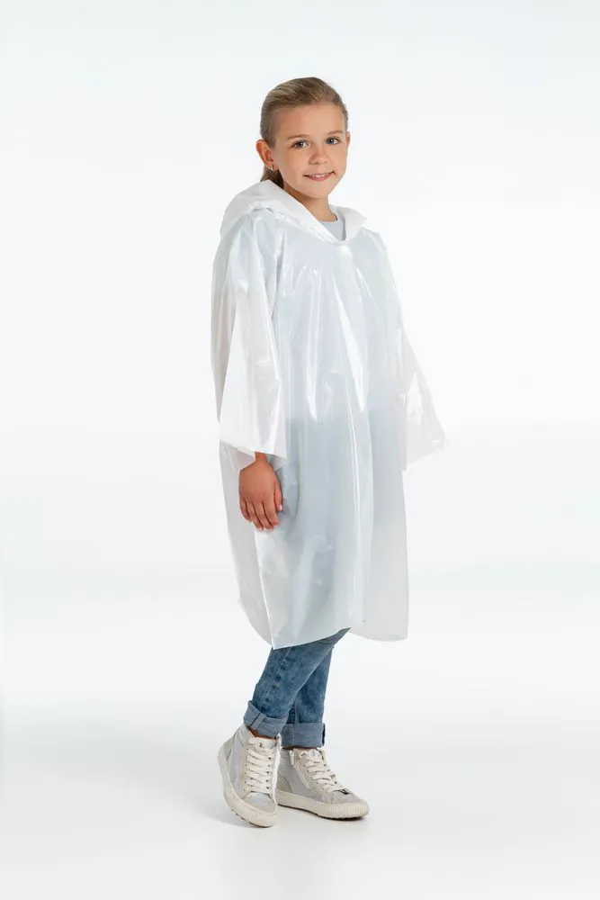 Дождевик-плащ детский BrightWay Kids, белый арт.11877.60