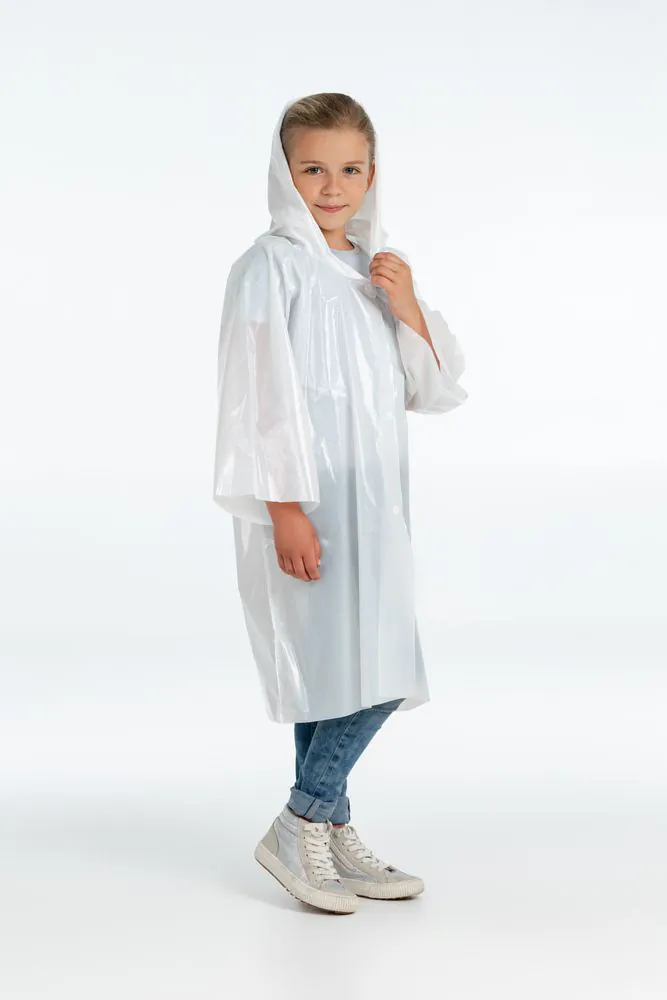 Дождевик-плащ детский BrightWay Kids, белый арт.11877.60