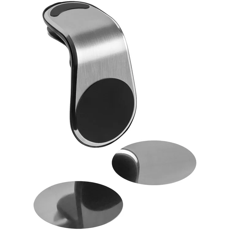 Магнитный держатель для смартфонов Pinch, серебристый арт.72073.10
