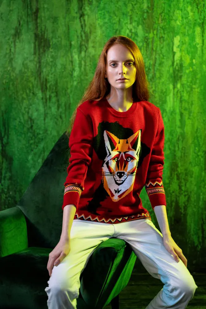 Джемпер Totem Fox, красный арт.47701.04