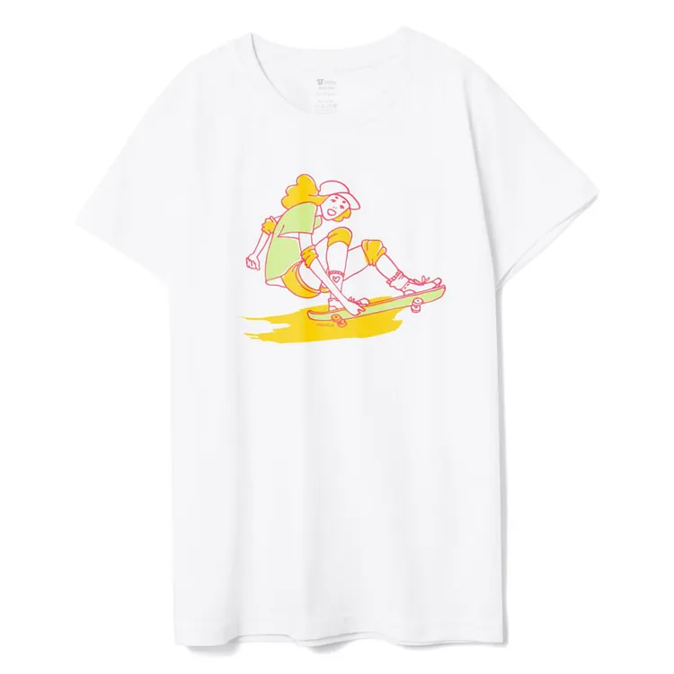 Футболка детская Skateboard, белая арт.70993.60