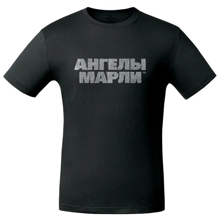 Футболка &laquo;Ангелы марли&raquo;, черная арт.71024.30