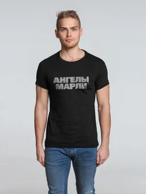 Футболка &laquo;Ангелы марли&raquo;, черная арт.71024.30