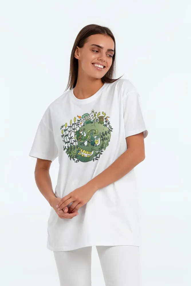Футболка &laquo;Серенада&raquo;, белая арт.71069.60