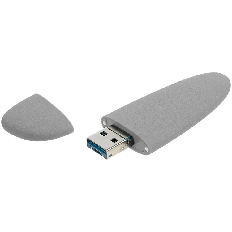 Флешка Pebble Universal, USB 3.0, серая, 64 Гб арт.15810.04
