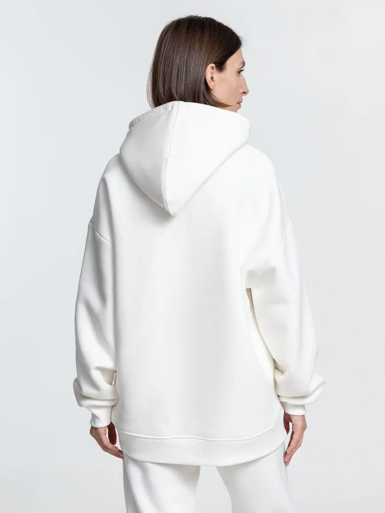 Худи Kulonga Oversize, молочно-белое арт.14101.60