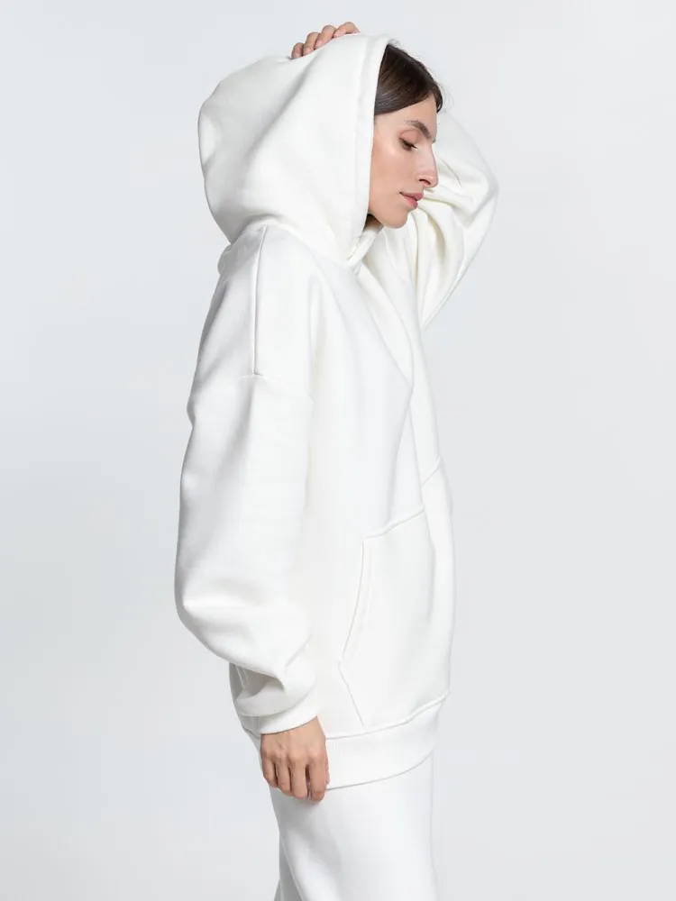 Худи Kulonga Oversize, молочно-белое арт.14101.60