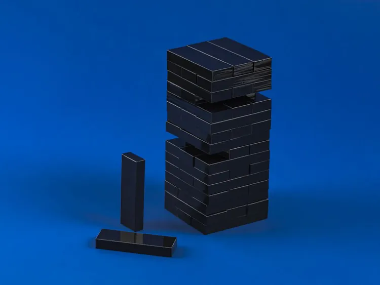 Игра Acrylic Tower, черная арт.17029.30