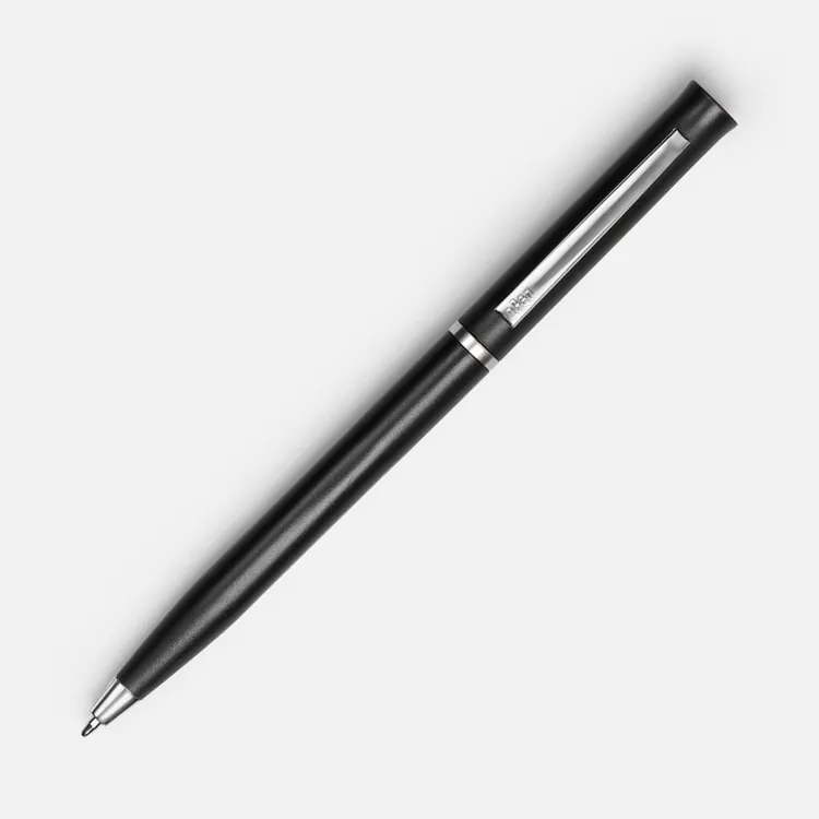 Ручка шариковая Euro Chrome, черная арт.4478.30