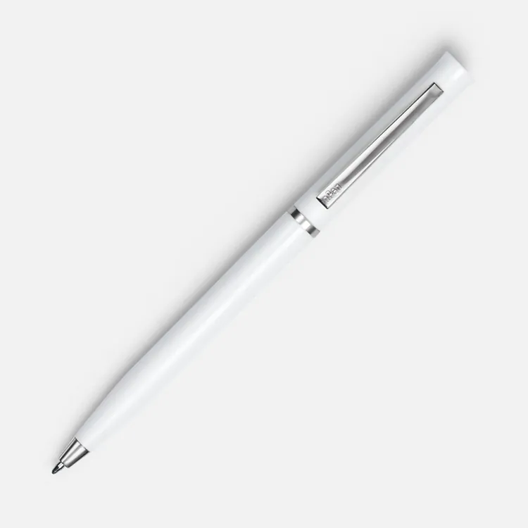 Ручка шариковая Euro Chrome, белая арт.4478.60