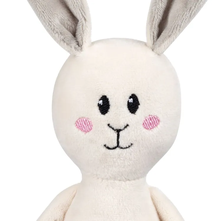 Мягкая игрушка Beastie Toys, заяц с белым шарфом арт.12989.01