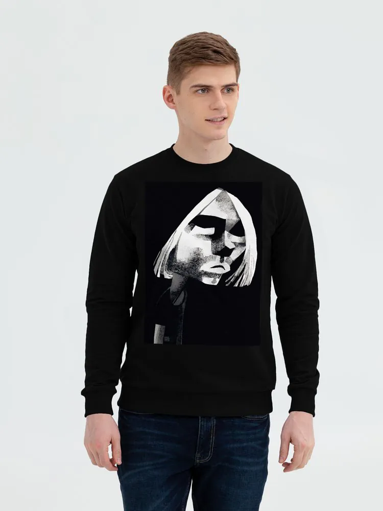 Свитшот &laquo;Меламед. Kurt Cobain&raquo;, черный арт.71173.30